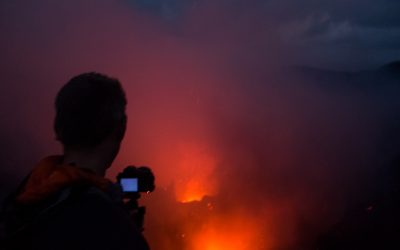 Exploring the volcano on Tanna in Vanuatu